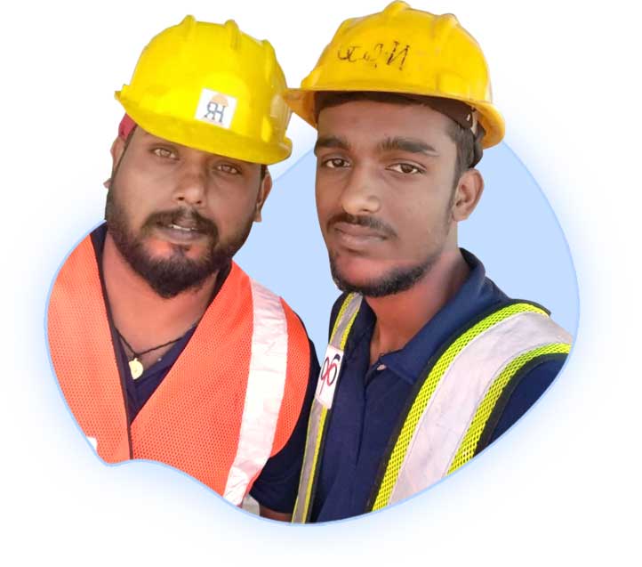 Our service team in India