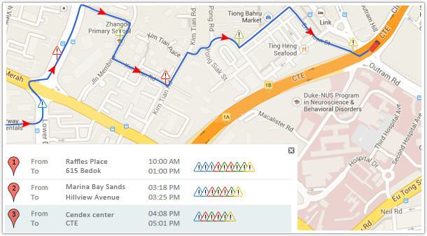 Share vehicle location; Let clients see your vehicle heading for delivery realtime