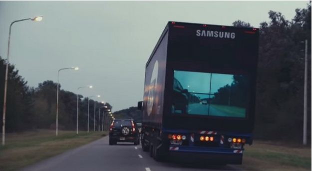 تجاوز شاحنة كبيرة أمامك بأمان، مع التكنولوجيا الجديدة من سامسونج